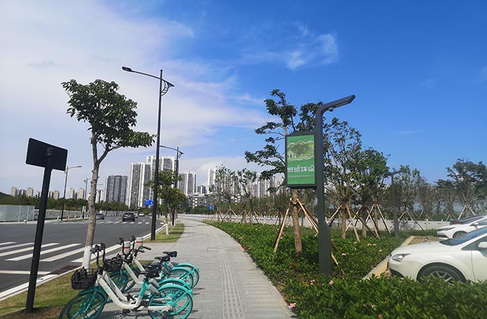 street led pole screen