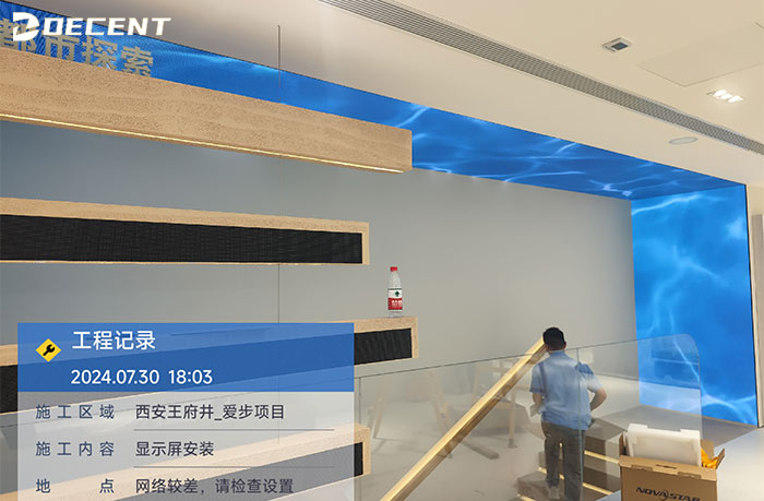 ECCO’s Small Pixel Pitch LED Display Screen Elevates the Counter Experience