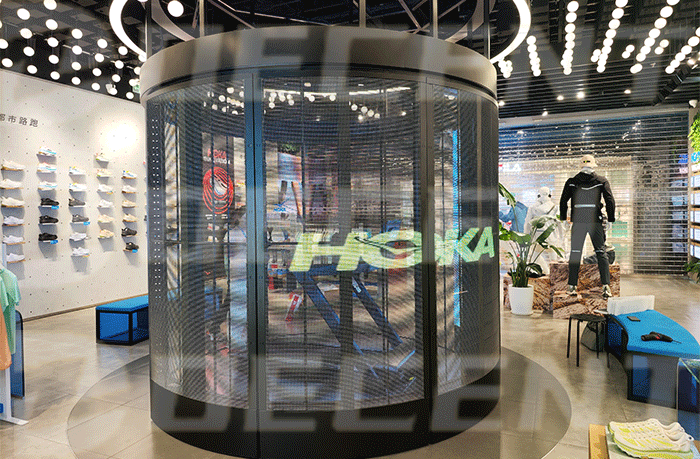 How Hoka Specialty Stores Use Transparent LED Screens to Transform Retail