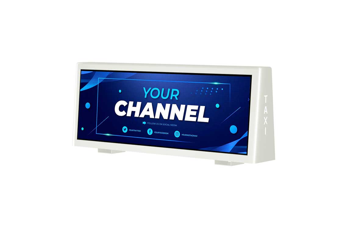 P5 Double-Sided LED Display Screen for Taxi Rooftop