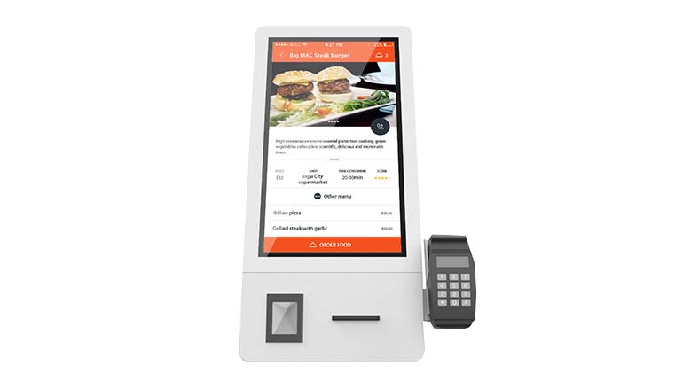 21.5-Inch Interactive Self-Service Kiosk